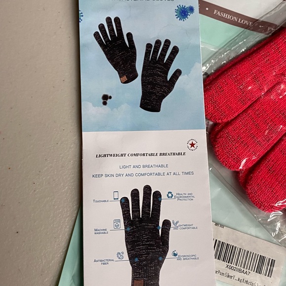 Reach Star Pure Silver knit touchscreen Arthritis Gloves - Picture 7 of 12